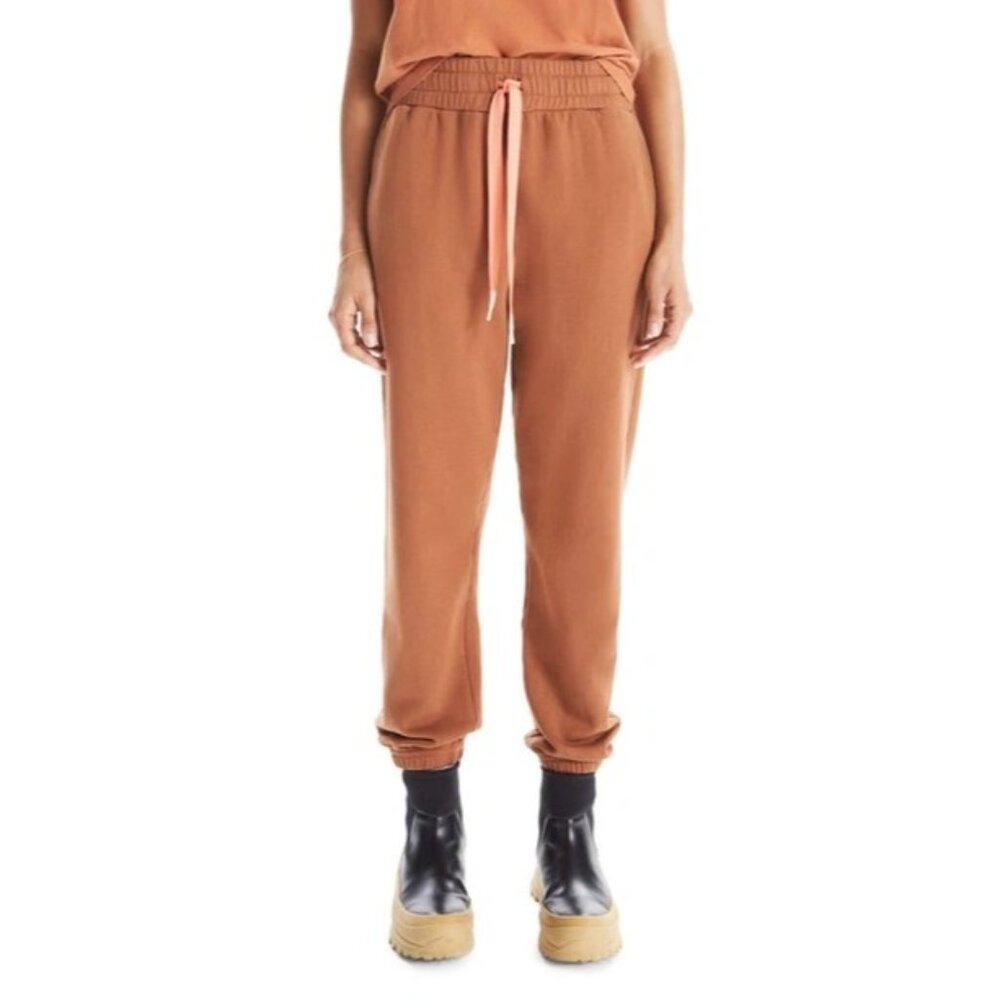 NWT MOTHER DENIM Women's Knock Out Ankle Pant Mocha Bisque 100% Cotton Sz S $188